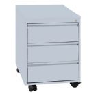 Lüllmann Rollcontainer 3 Schubladen 550 x 400 x 590 mm lichtgrau