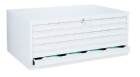 Lüllmann Zeichnungsschrank 6 Schubladen 605 x 1135 x 835 mm in signalweiß