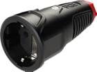 PCE Schutzkontaktkupplung IP20 Vollgummi 16A 250V AC Pole 3