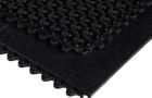Miltex Arbeitsplatzmatte YOGA Solid Oil schwarz 90 x 90 cm