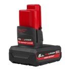 Milwaukee Akku 5,0 Ah M12 HB5 High Output