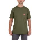 Milwaukee Elektrowerkzeuge Arbeits T-Shirt in grün mit UV-Schutz WTSSGN-L