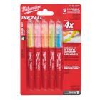 Milwaukee INKZALL Leuchtmarker Set 5-teilig blau grün gelb orange pink