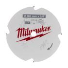 Milwaukee Elektrowerkzeuge Kreissägeblatt Faserzement für Akku Handkreissägen 165 x 15,87 mm Z 4 Diamant