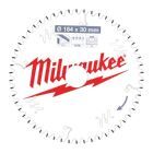 Milwaukee Sägeblatt Alu Holz 184/30 mm 54 Zähne Flachtrapezzahn negativ
