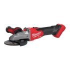 Milwaukee Fuel Akku Flachkopf Winkelschleifer mit Bremse M18FSAGF125XB-0X