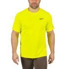 Milwaukee Elektrowerkzeuge Funktions T-Shirt in gelb mit UV Schutz WWSSYL-S Größe S