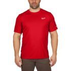 Milwaukee Elektrowerkzeuge Funktions T-Shirt in rot mit UV Schutz WWSSRD-M Größe M