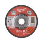 Milwaukee Schruppscheibe PRO 150 mm SG27 6 mm gekröpft
