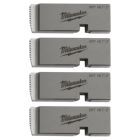 Milwaukee Elektrowerkzeuge Gewindeschneideisen 1 bis 2 Zoll BSPT HS für MXF PTR2 PTR2D