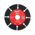 Milwaukee Elektrowerkzeuge HM Trennscheibe 115 mm für Holz Kunststoff Gipskarton