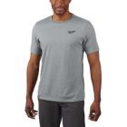 Milwaukee Hybrid T-Shirt HTSSGR-XXL in grau Größe XXL