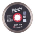 Milwaukee Diamanttrennscheibe DHTi 115 mm geschlossen Keramik Naturstein