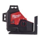 Milwaukee Kreuzlinienlaser mit 3 x 360 Grad M123PL-0C