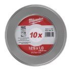 Milwaukee Elektrowerkzeuge Metalltrennscheibe in Metallbox PROplus INOX 125 x 1 mm 10 x SCS41