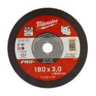 Milwaukee Elektrowerkzeuge Metalltrennscheibe 180 x 3 mm PROplus SC41 