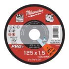Milwaukee Elektrowerkzeuge Metalltrennscheibe PROplus INOX 125 mm SCS41 1,5 mm