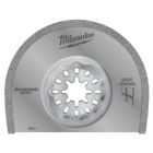 Milwaukee Multitool Starlock Sägeblatt Diamant bestückt Entfernen von Fugen 75 x 25 x 1,2