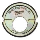 Milwaukee Cu/Al Presseinsatz RU22 Cu240/AL185 für hydraulisches Akku Presswerkzeug