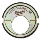 Milwaukee Cu/Al Presseinsatz RU22 Cu300/AL240 für hydraulisches Akku Presswerkzeug
