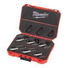 Milwaukee Elektrowerkzeuge 12 mm Schaft - 6-teilig HM-Fräsersatz für Oberfräsen