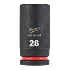 Milwaukee SHOCKWAVE Schlagnuss 3/4 Zoll lang Schlüsselweite 28mm