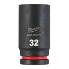 Milwaukee SHOCKWAVE Schlagnuss 3/4 Zoll lang Schlüsselweite 32mm