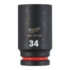 Milwaukee SHOCKWAVE Schlagnuss 3/4 Zoll lang Schlüsselweite 34mm