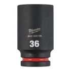 Milwaukee SHOCKWAVE Schlagnuss 3/4 Zoll lang Schlüsselweite 36mm