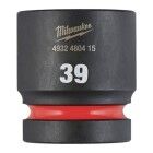 Milwaukee SHOCKWAVE Schlagnuss 1 Zoll kurz Schlüsselweite 39mm