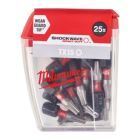 Milwaukee Schrauberbit Shockwave TX15 25 mm 25er Pack