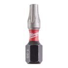 Milwaukee Elektrowerkzeuge Schrauberbit SHOCKWAVE TX20 25 mm 25er Pack
