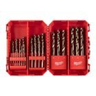 Milwaukee Elektrowerkzeuge Metallbohrer HSS G RED COBALT 1 bis 13 mm 25 teilig