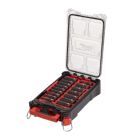 Milwaukee Elektrowerkzeuge PACKOUT Organiser Slim Compact SHOCKWAVE Schlagnuss 1/2 Zoll Set 16 teiliges