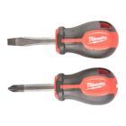 Milwaukee Schraubendreher Tri-Lobe Set Stubby Set PZ/SL 2 Teile