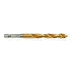 Milwaukee Metallbohrer SHOCKWAVE HSS-G RED HEX Titan 1/4 Zoll 8 x 111 mm