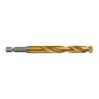 Milwaukee Metallbohrer SHOCKWAVE HSS-G RED HEX Titan 1/4 Zoll 10 x 120 mm