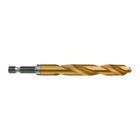 Milwaukee Metallbohrer SHOCKWAVE HSS-G RED HEX Titan 1/4 Zoll 11,5 x 126 mm