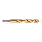 Milwaukee SHOCKWAVE Metallbohrer 10,2 x 121 mm HSS-G RED HEX Titan 1/4 Zoll