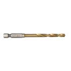 Milwaukee SHOCKWAVE Metallbohrer 5,0 x 80 mm HSS-G RED HEX Titan 1/4 Zoll 10er Pack