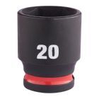 Milwaukee SHOCKWAVE Schlagnuss 3/8 Zoll kurz Schlüsselweite 20mm