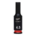 Milwaukee SHOCKWAVE Schlagnuss 1/4 Zoll lang Schlüsselweite 4,5mm