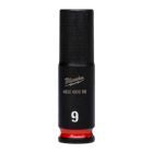 Milwaukee SHOCKWAVE Schlagnuss 1/4 Zoll lang Schlüsselweite 9mm