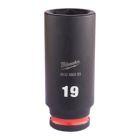 Milwaukee SHOCKWAVE Schlagnuss 3/8 Zoll lang Schlüsselweite 19mm