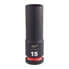 Milwaukee SHOCKWAVE Schlagnuss 1/2 Zoll lang Schlüsselweite 15mm