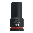 Milwaukee SHOCKWAVE Schlagnuss 3/4 Zoll lang Schlüsselweite 21mm