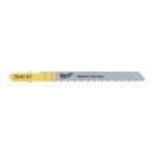 Milwaukee Stichsägeblatt Holz 75 x 2,5 mm T101B für splitterfreie Schnitte