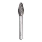 Milwaukee Elektrowerkzeuge HM Fräser Typ H flammenförmiger Kopf 6 x 12,7 mm