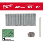 Milwaukee Elektrowerkzeuge Stauchkopf Nägel 16 Gauge für M18 FN16GS 2,8 x 45 mm verzinkt 0 Grad