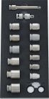 FORUM Werkzeugmodul 2017 1/3 Kraft-Steckschlüssel 1/2" 18 Teile